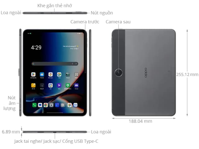 Top 1 so sánh giá Máy tính bảng OPPO Pad Neo WiFi 6GB/128GB - Tìm sản phẩm giá rẻ nhất - Ảnh 3