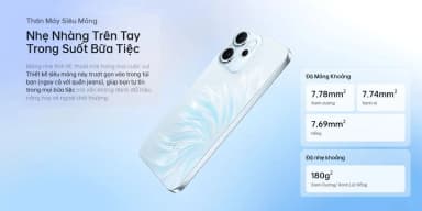 Điện thoại OPPO Reno14 F 5G 8GB/256GB Xanh dương/Xanh lá - 19