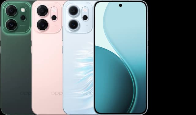 Điện thoại OPPO Reno14 F 5G 8GB/256GB Xanh dương/Xanh lá - 5