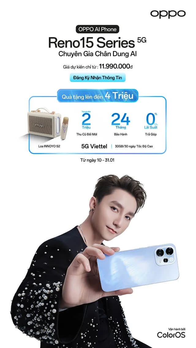 So sánh giá Điện thoại OPPO Reno15 5G 8GB/256GB rẻ nhất? - Ảnh 15