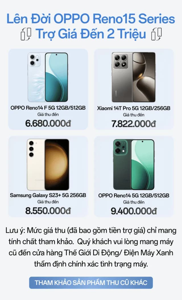 So sánh giá Điện thoại OPPO Reno15 5G 8GB/256GB rẻ nhất? - Ảnh 8