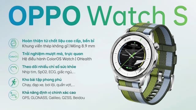 So sánh giá OPPO Watch S 46mm dây nylon rẻ nhất? - Ảnh 3