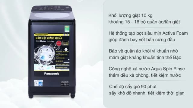 So sánh giá Máy giặt Panasonic 10 Kg NA-F100A9BRV rẻ nhất? - Ảnh 2