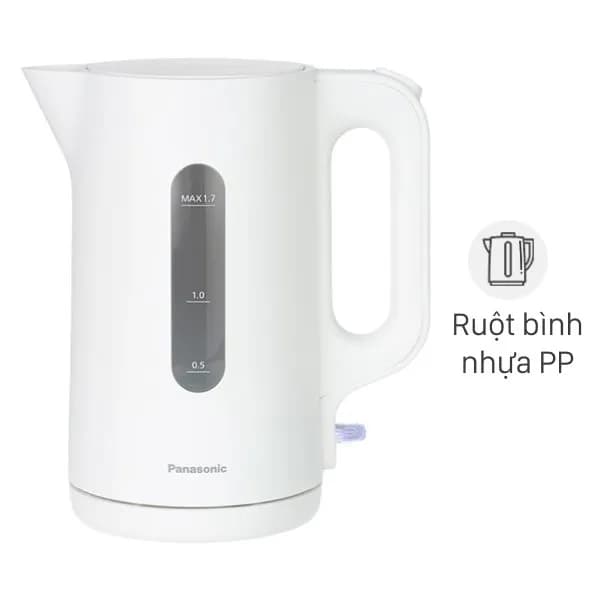 Bình đun siêu tốc Panasonic 1.7 lít NC-K101WRA - Giá rẻ nhất hôm nay - Ảnh 1