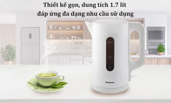 Bình đun siêu tốc Panasonic 1.7 lít NC-K101WRA - Giá rẻ nhất hôm nay - Ảnh 15