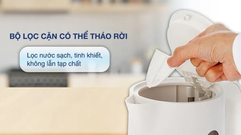 Bình đun siêu tốc Panasonic 1.7 lít NC-K101WRA - Giá rẻ nhất hôm nay - Ảnh 17