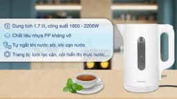 Bình đun siêu tốc Panasonic 1.7 lít NC-K101WRA - Giá rẻ nhất hôm nay - Ảnh 5