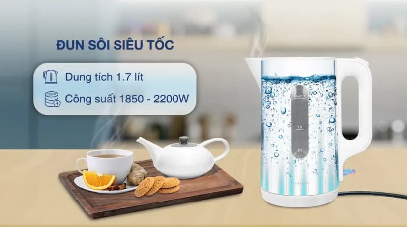 Bình đun siêu tốc Panasonic 1.7 lít NC-K101WRA - Giá rẻ nhất hôm nay - Ảnh 8
