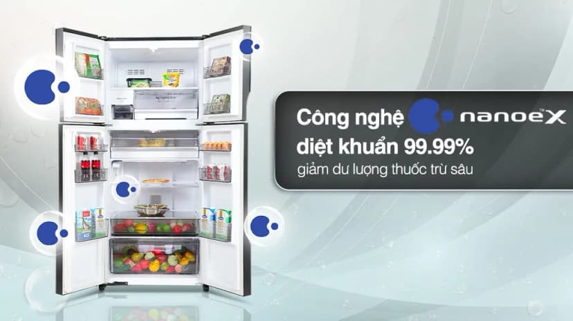 Tủ lạnh Panasonic Inverter 550 lít Multi Door NR-DZ601YGKV - Giá rẻ nhất hôm nay - Ảnh 4