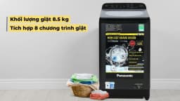 Máy giặt Panasonic 8.5 Kg NA-F85A9BRV - Giá rẻ nhất hôm nay - Ảnh 16
