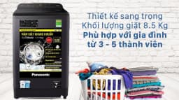 Máy giặt Panasonic 8.5 Kg NA-F85A9BRV - Giá rẻ nhất hôm nay - Ảnh 4