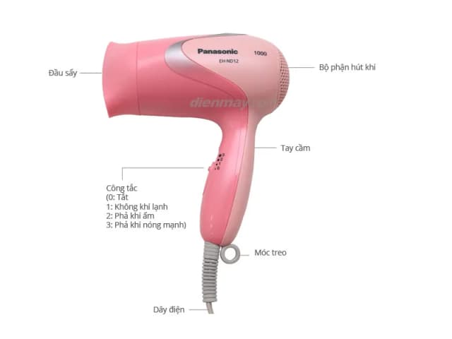 Máy sấy tóc Panasonic EH-ND12-P645 - Ảnh 17