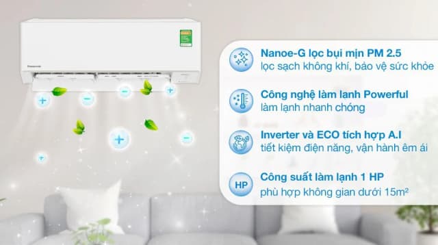 So sánh giá Máy lạnh 2 chiều Panasonic Inverter 1 HP CU/CS-YZ9AKH-8 rẻ nhất? - Ảnh 10