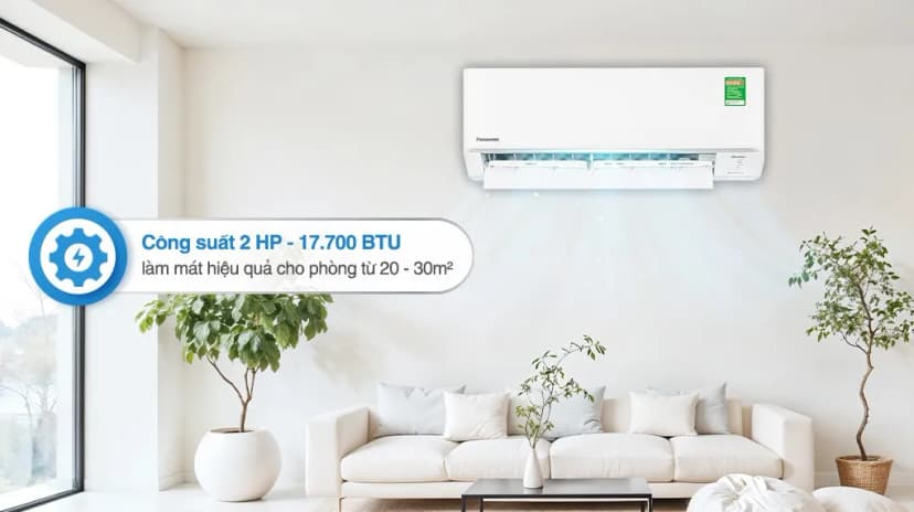 Máy lạnh Panasonic Inverter 2 HP CU/CS-PU18CKH-8D - Giá rẻ nhất hôm nay - Ảnh 3