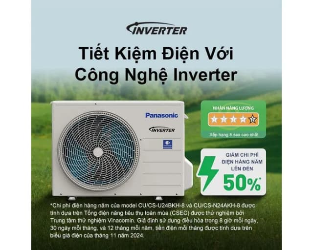 So sánh giá Máy lạnh Panasonic Inverter 2 HP CU/CS-U18BKH-8 rẻ nhất? - Ảnh 6