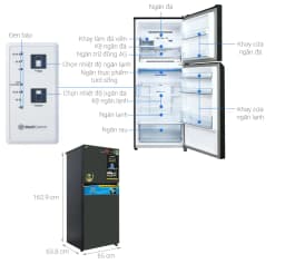 Tủ lạnh Panasonic Inverter 326 lít NR-TL351VGMV - Giá rẻ nhất hôm nay - Ảnh 2
