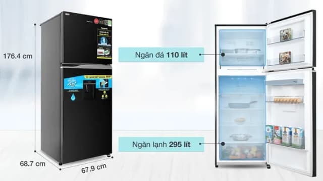 So sánh giá Tủ lạnh Panasonic Inverter 405 lít NR-TX461GPKV rẻ nhất? - Ảnh 3