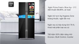 Tủ lạnh Panasonic Inverter 550 lít Multi Door NR-DZ601VGKV