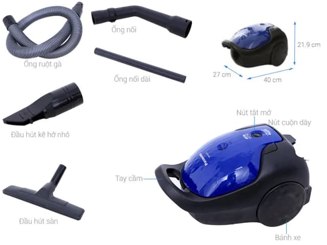 So sánh giá Máy hút bụi dạng hộp Panasonic MC-CG371AN46 rẻ nhất? - Ảnh 2