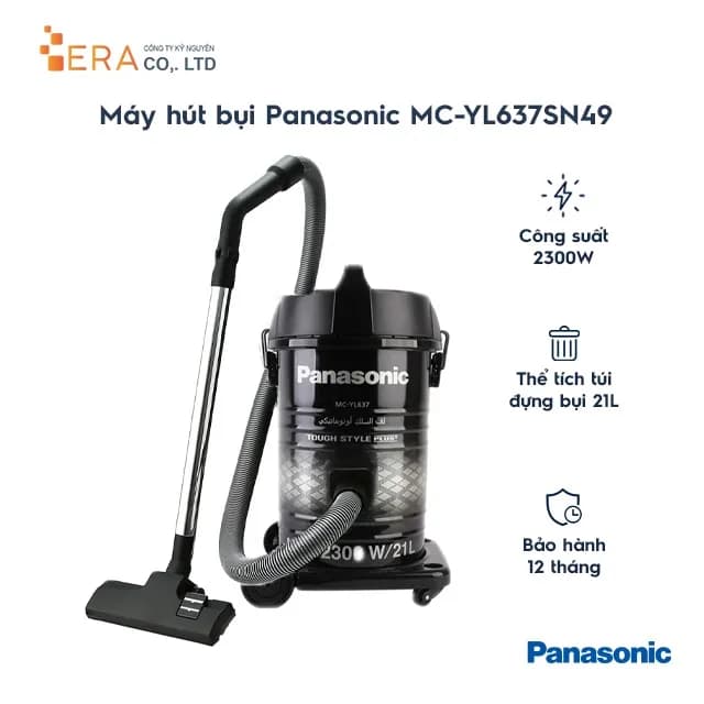 So sánh giá Máy hút bụi công nghiệp Panasonic MC-YL637SN49 - Tìm sản phẩm giá rẻ nhất - Ảnh 2