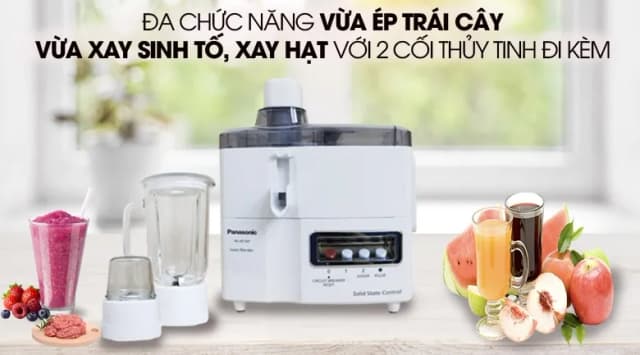 So sánh giá Máy xay ép đa năng Panasonic MJ-M176PWRA rẻ nhất? - Ảnh 5