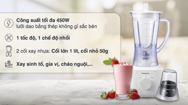 So sánh giá Máy xay sinh tố đa năng Panasonic MX-EP3111WRA rẻ nhất? - Ảnh 10