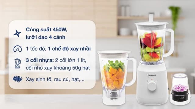 So sánh giá Máy xay sinh tố đa năng Panasonic MX-EX1031WRA rẻ nhất? - Ảnh 13