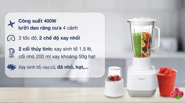 So sánh giá Máy xay sinh tố đa năng Panasonic MX-MG5351WRA rẻ nhất? - Ảnh 7