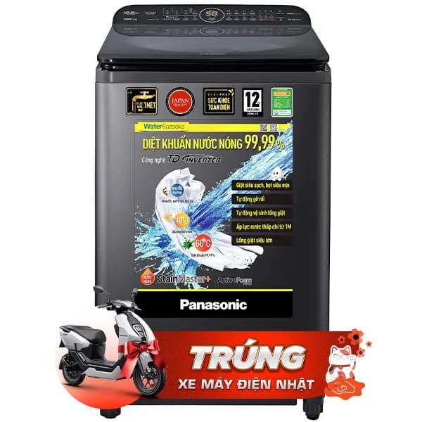 So sánh giá Máy giặt Panasonic Inverter 10.5 Kg NA-FD10VR1BV rẻ nhất? - Ảnh 4