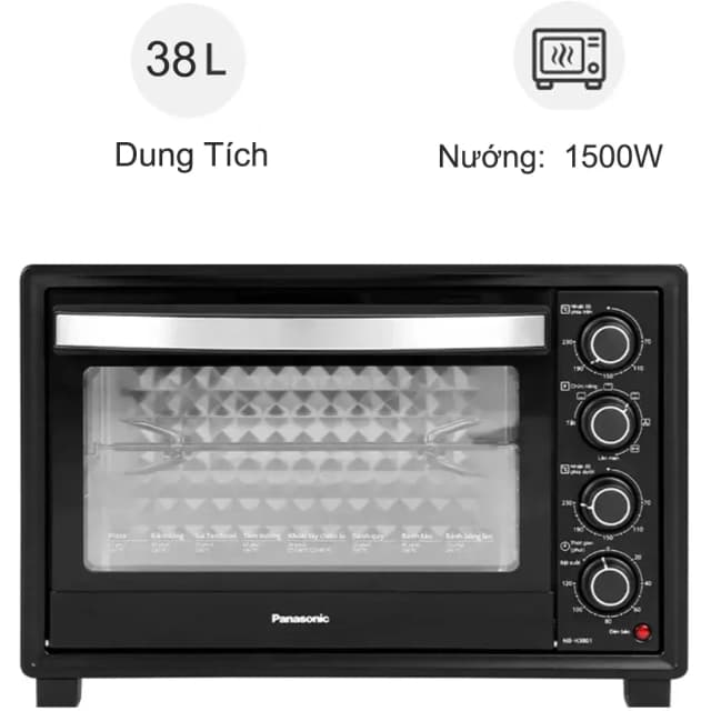 So sánh giá Lò nướng Panasonic NB-H3801KRA 38 lít rẻ nhất? - Ảnh 2