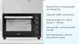 So sánh giá Lò nướng Panasonic NB-H3801KRA 38 lít - Tìm sản phẩm giá rẻ nhất - Ảnh 7