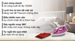 So sánh giá Bàn ủi hơi nước Panasonic NI-M250TPRA 1550W - Tìm sản phẩm giá rẻ nhất - Ảnh 6
