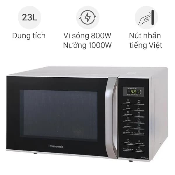 Lò vi sóng có nướng Panasonic NN-GT35HMYUE 23 lít - Giá rẻ nhất hôm nay - Ảnh 2