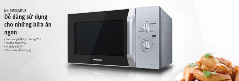 Lò vi sóng có nướng Panasonic NN-GT35HMYUE 23 lít - Giá rẻ nhất hôm nay - Ảnh 14
