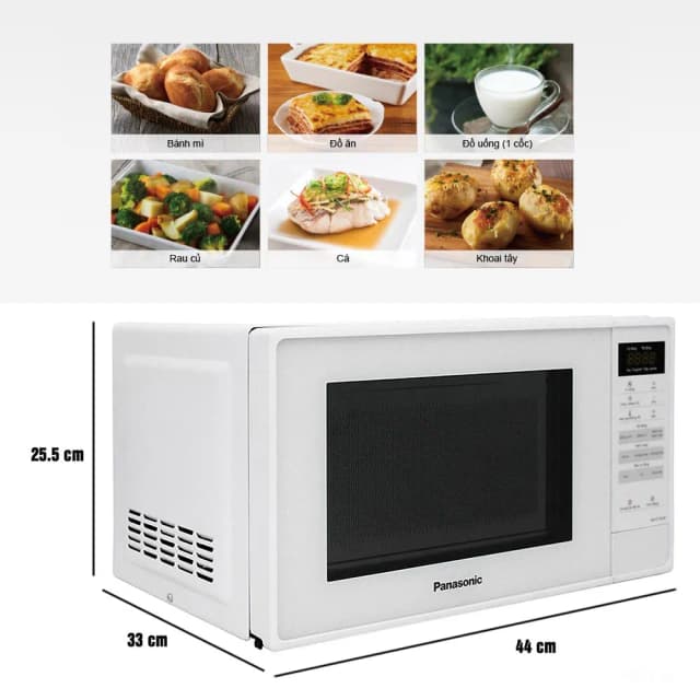 So sánh giá Lò vi sóng Panasonic NN-ST25JWYUE 20 lít rẻ nhất? - Ảnh 5