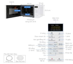 So sánh giá Lò vi sóng Panasonic NN-ST25JWYUE 20 lít - Tìm sản phẩm giá rẻ nhất - Ảnh 6