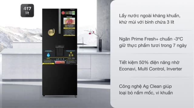 So sánh giá Tủ lạnh Panasonic Inverter 417 lít NR-BX471GPKV rẻ nhất? - Ảnh 2