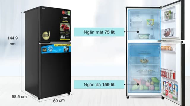 So sánh giá Tủ lạnh Panasonic Inverter 234 lít NR-TV261BPKV rẻ nhất? - Ảnh 3