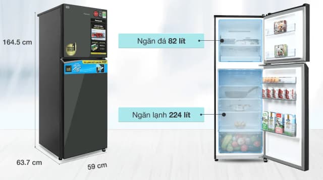 So sánh giá Tủ lạnh Panasonic Inverter 306 lít NR-TV341VGMV rẻ nhất? - Ảnh 3