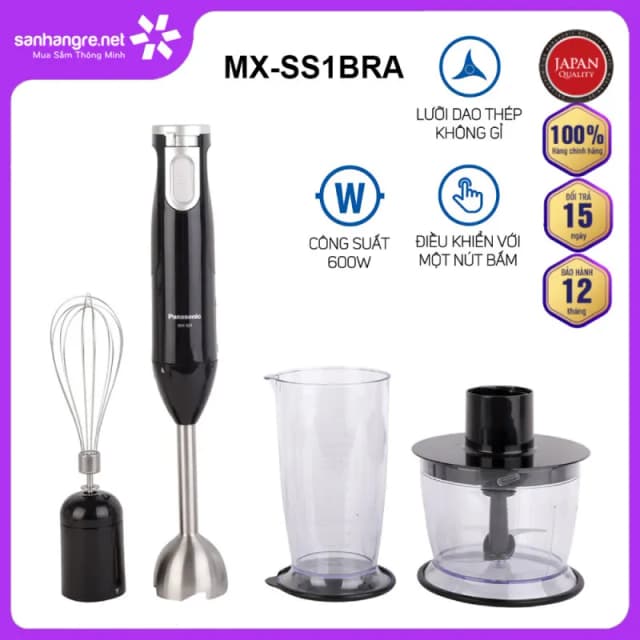 So sánh giá Máy xay cầm tay Panasonic PASO-MX-SS1BRA rẻ nhất? - Ảnh 9