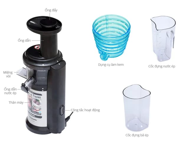 So sánh giá Máy ép chậm Panasonic PAVH-MJ-L500SRA rẻ nhất? - Ảnh 9