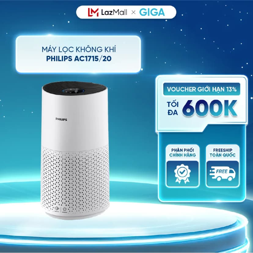 Máy lọc không khí Philips AC1715/20 27W - Giá rẻ nhất hôm nay - Ảnh 18