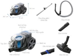 Máy hút bụi dạng hộp Philips FC9350
