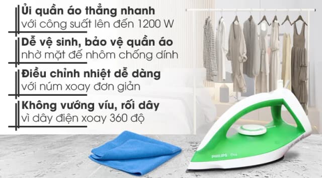 So sánh giá Bàn ủi khô Philips GC122 rẻ nhất? - Ảnh 6