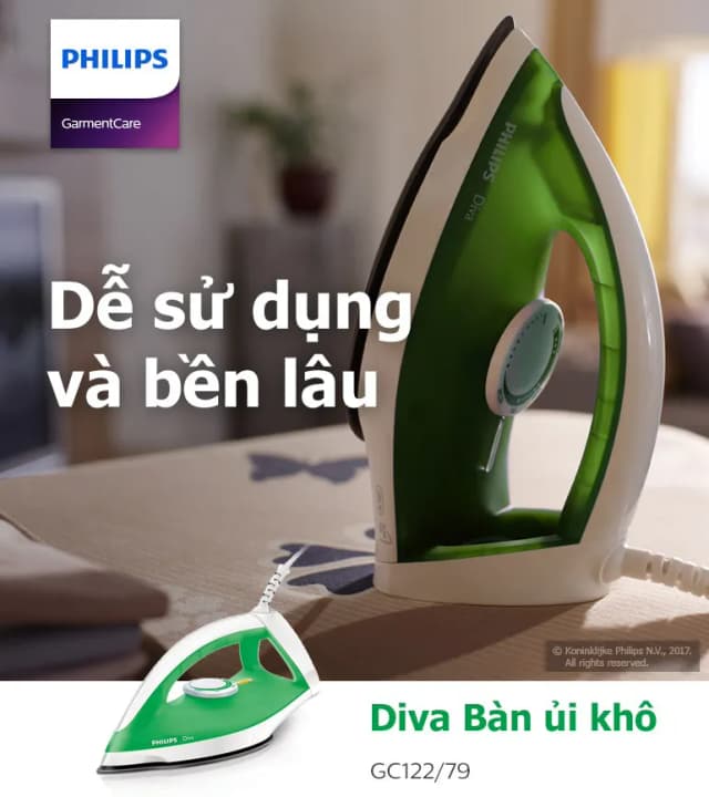 So sánh giá Bàn ủi khô Philips GC122 rẻ nhất? - Ảnh 7