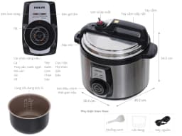 Nồi áp suất điện Philips HD2103/66 5 lít - Giá rẻ nhất hôm nay - Ảnh 4