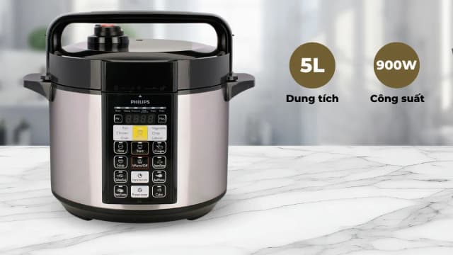 So sánh giá Nồi áp suất điện Philips HD2136/66 5 lít rẻ nhất? - Ảnh 6