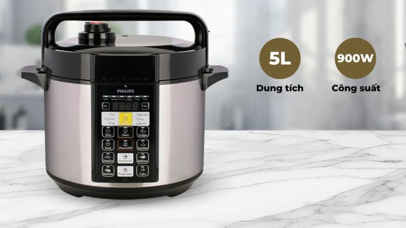 So sánh giá Nồi áp suất điện Philips HD2136/66 5 lít - Tìm sản phẩm giá rẻ nhất - Ảnh 6