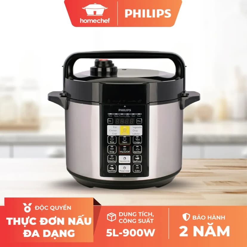 So sánh giá Nồi áp suất điện Philips HD2136/66 5 lít - Tìm sản phẩm giá rẻ nhất - Ảnh 8