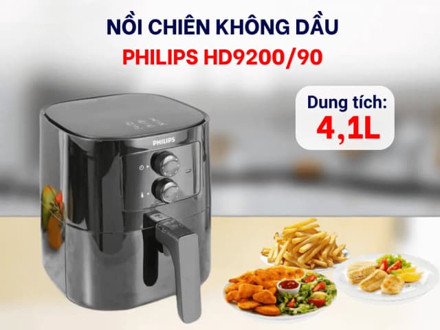 So sánh giá Nồi chiên không dầu Philips 4.1 lít HD9200/90 rẻ nhất? - Ảnh 12
